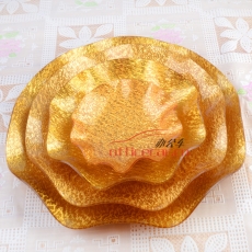 國產(chǎn) Domestic 亞克力金絲果盤 17cm