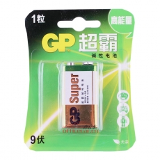 超霸 GP GP1604A 堿性電池 9伏（9V)