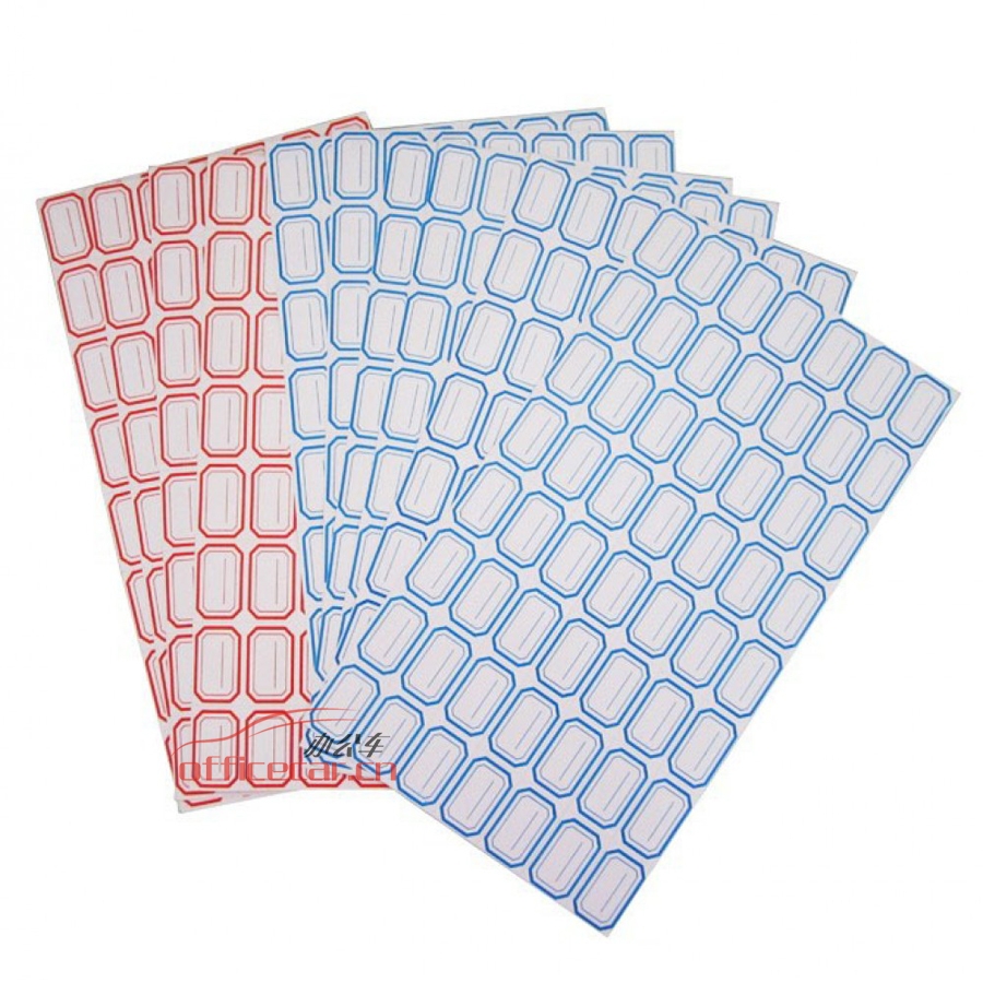 國產 Domestic 手寫標簽紙 7*8 22*35mm 約60張/包 藍色