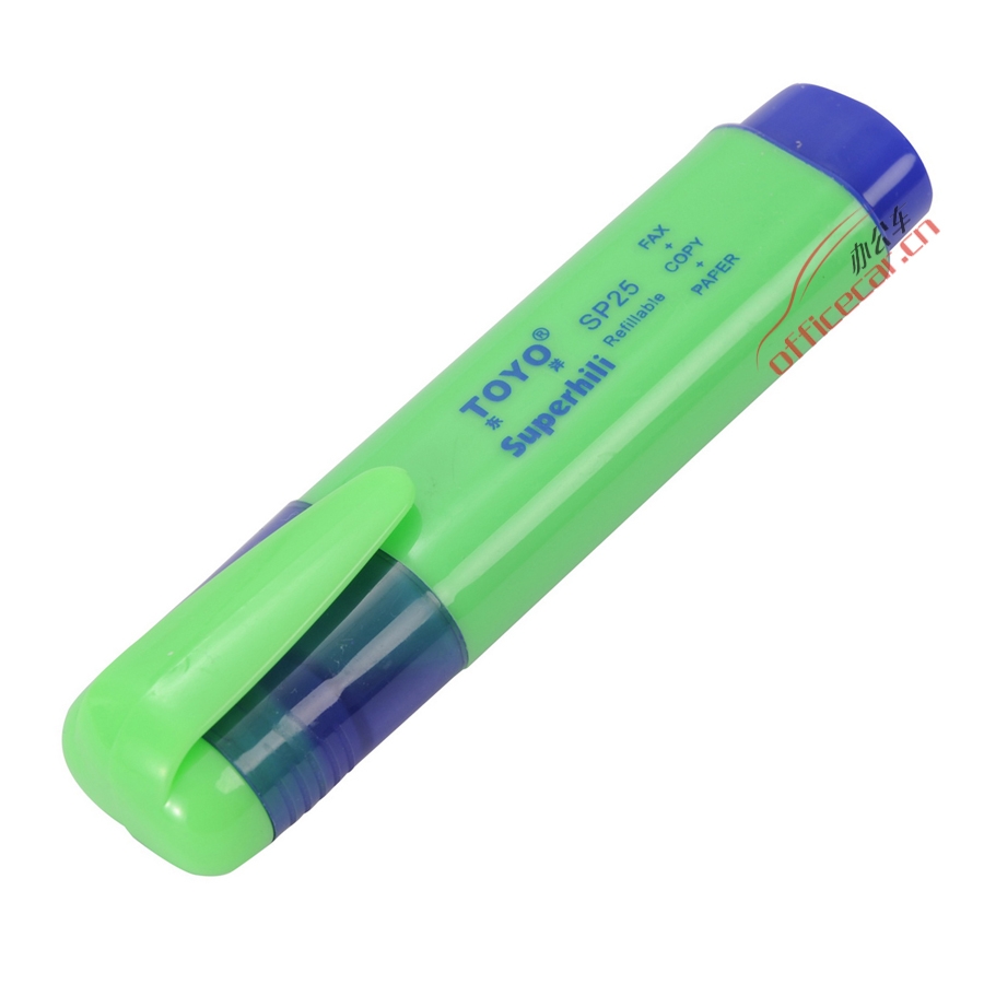 東洋 TOYO SP-25 熒光筆 4.8mm （綠色） 10支/盒