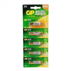 超霸 GP 堿性電池 7號 單粒裝 5粒/排