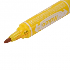 斑馬 ZEBRA MO-150-MC 大雙頭記號(hào)筆（油性記號(hào)筆）速干耐水 (黃色) 1盒裝