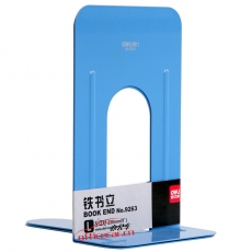 得力 Deli 9263 鐵書立(9寸) 2片/付 顏色隨機(jī)（藍(lán)色庫(kù)存充足）