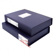 南國威利 N.G.W.L  A803 粘扣檔案盒/文件盒/資料盒 A4 55mm 深藍色 18個/箱