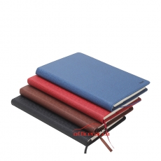 前通 Front DV64-A501 A5硬面筆記本/記事本 (咖啡色) 100頁/本 （交叉紋） 4本/封