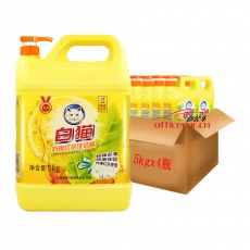 白貓 whitecat（檸檬紅茶）洗潔精5kg/瓶