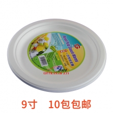 國產 Domestic 一次性紙碟 23cm 10
