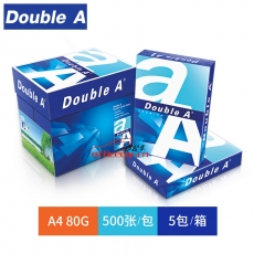 達伯埃 Double A 復(fù)印紙 A4/80g 500張/包 5包/箱
