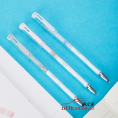 得力 deli A651 文具0.5mm（可擦筆） 全針管中性筆水筆簽字筆 黑色 12支/盒