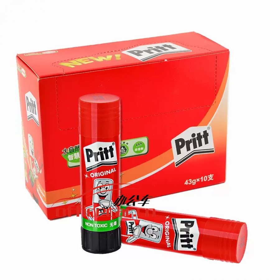 漢高Pritt百特PBSE43GC 固體膠43g 10支/盒固體膠（大容量超耐用）