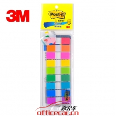 3M 透明指示標簽 683-9CF-C（熒光9色） 20張/條 9條/包